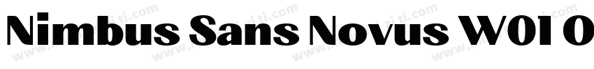 Nimbus Sans Novus W01 Ou Blk字体转换